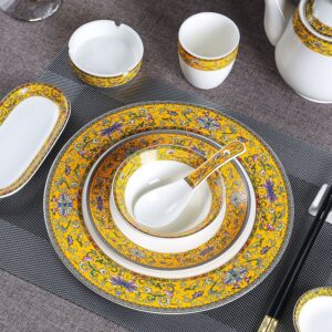 Decorative ceramic dinnerware set