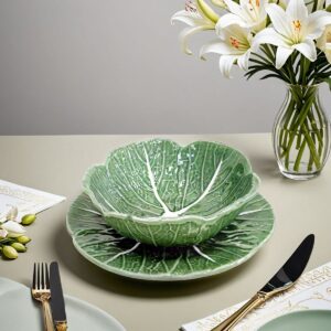 Cabbage leaf bowl